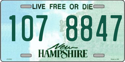 NH license plate 1078847
