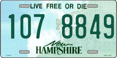 NH license plate 1078849