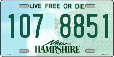 NH license plate 1078851