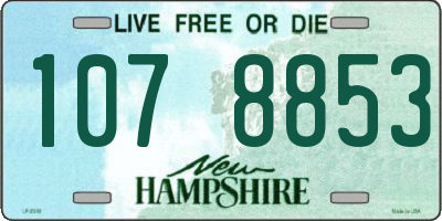 NH license plate 1078853