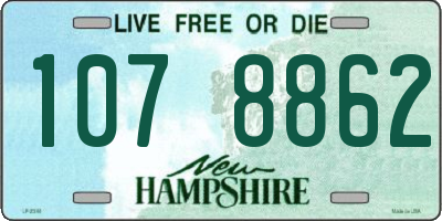 NH license plate 1078862