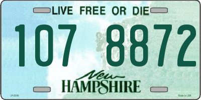NH license plate 1078872