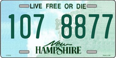 NH license plate 1078877