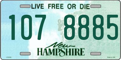 NH license plate 1078885