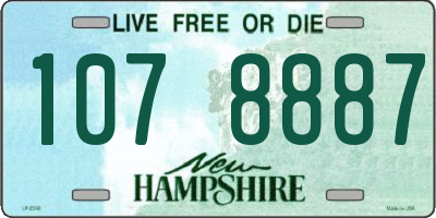 NH license plate 1078887