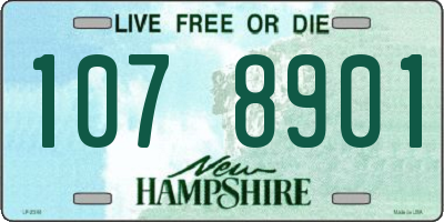NH license plate 1078901