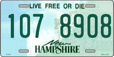 NH license plate 1078908