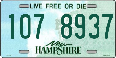 NH license plate 1078937