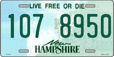 NH license plate 1078950