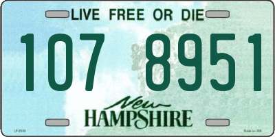 NH license plate 1078951
