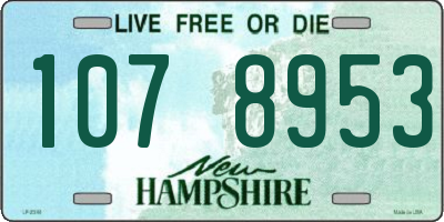 NH license plate 1078953