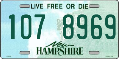 NH license plate 1078969