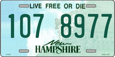 NH license plate 1078977