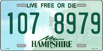 NH license plate 1078979