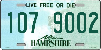 NH license plate 1079002