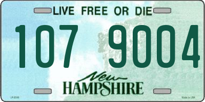 NH license plate 1079004