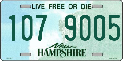NH license plate 1079005