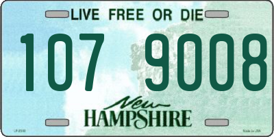 NH license plate 1079008