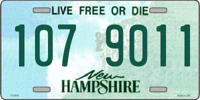 NH license plate 1079011
