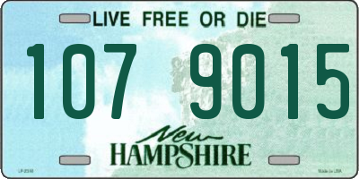 NH license plate 1079015