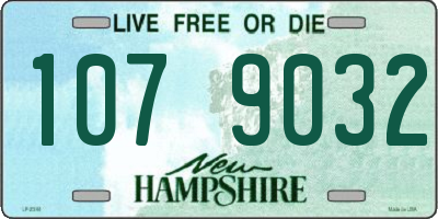 NH license plate 1079032