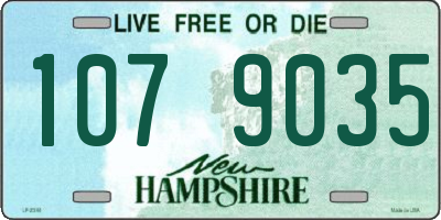 NH license plate 1079035