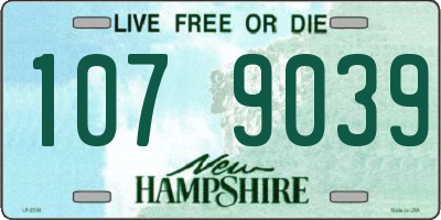 NH license plate 1079039