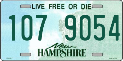NH license plate 1079054