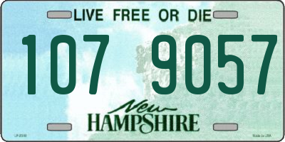 NH license plate 1079057