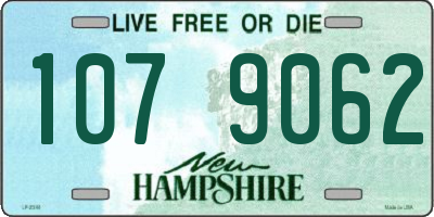 NH license plate 1079062