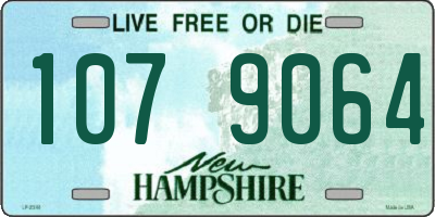 NH license plate 1079064