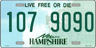 NH license plate 1079090