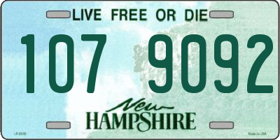NH license plate 1079092