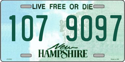 NH license plate 1079097