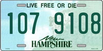 NH license plate 1079108