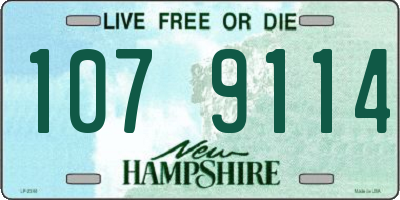 NH license plate 1079114
