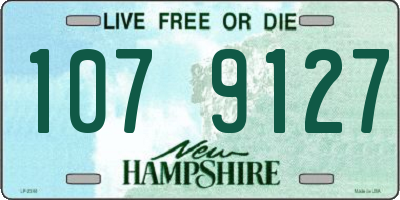 NH license plate 1079127