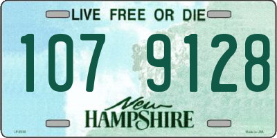 NH license plate 1079128