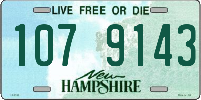 NH license plate 1079143
