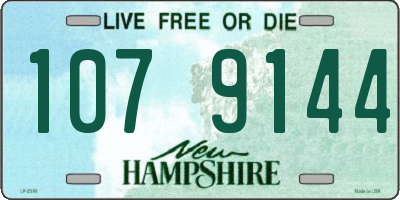 NH license plate 1079144