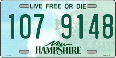 NH license plate 1079148