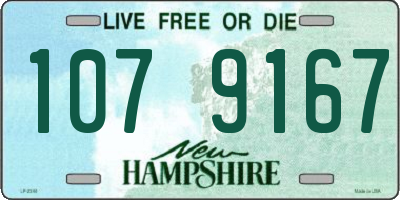 NH license plate 1079167