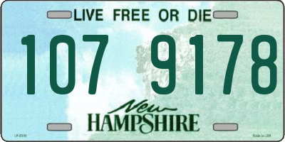 NH license plate 1079178