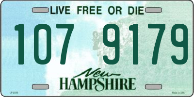 NH license plate 1079179