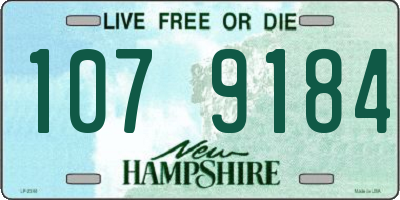 NH license plate 1079184