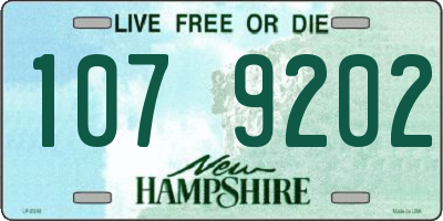 NH license plate 1079202