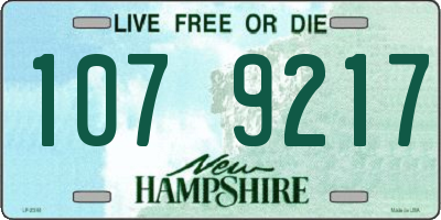NH license plate 1079217