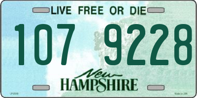 NH license plate 1079228