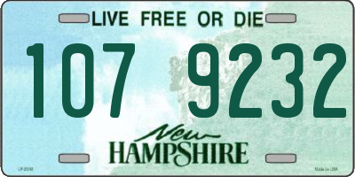 NH license plate 1079232