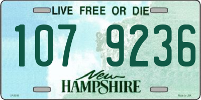 NH license plate 1079236